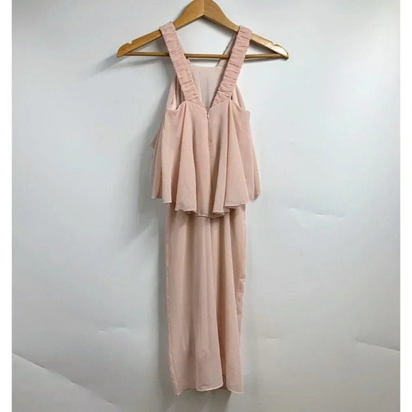 Abel Lula Girl's Sleeveless Sheer Ruffle‎ Zip Up Jumpsuit SIze 6 - Picture 2 of 15